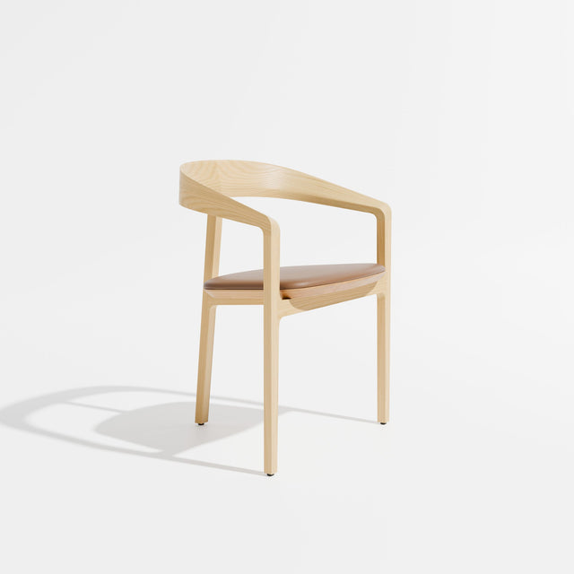 Bow Chair | Upholstered | Tom Fereday | Design By Them ** Imperia Aniline Leather Camel