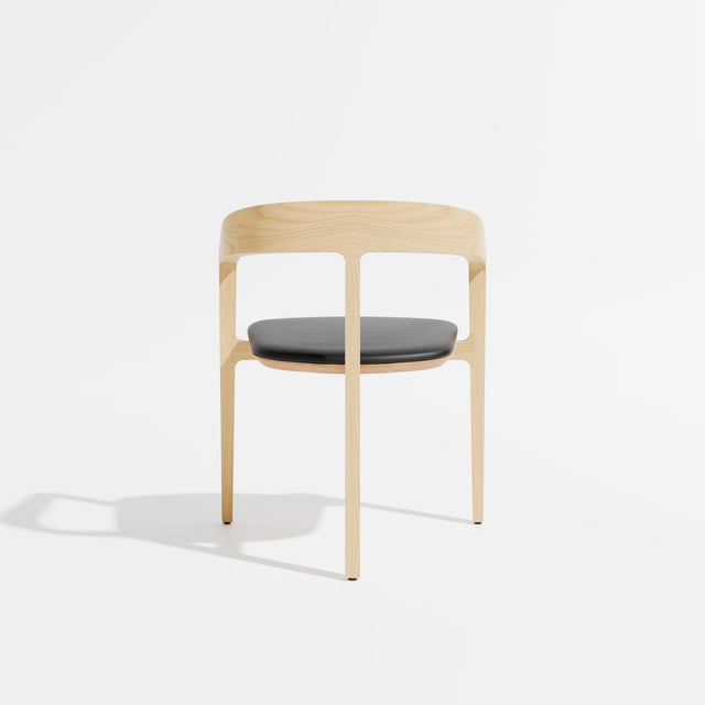 Bow Chair | Upholstered | Tom Fereday | Design By Them ** Imperia Aniline Leather Black