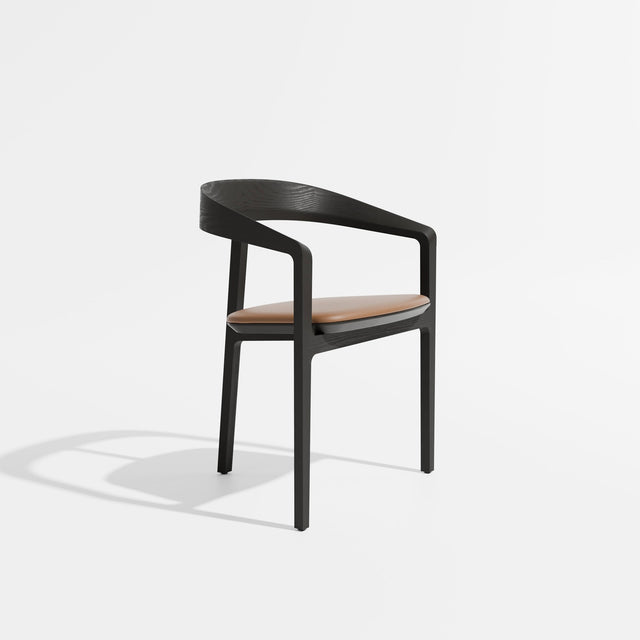 Bow Chair | Upholstered | Tom Fereday | Design By Them ** Imperia Aniline Leather Camel