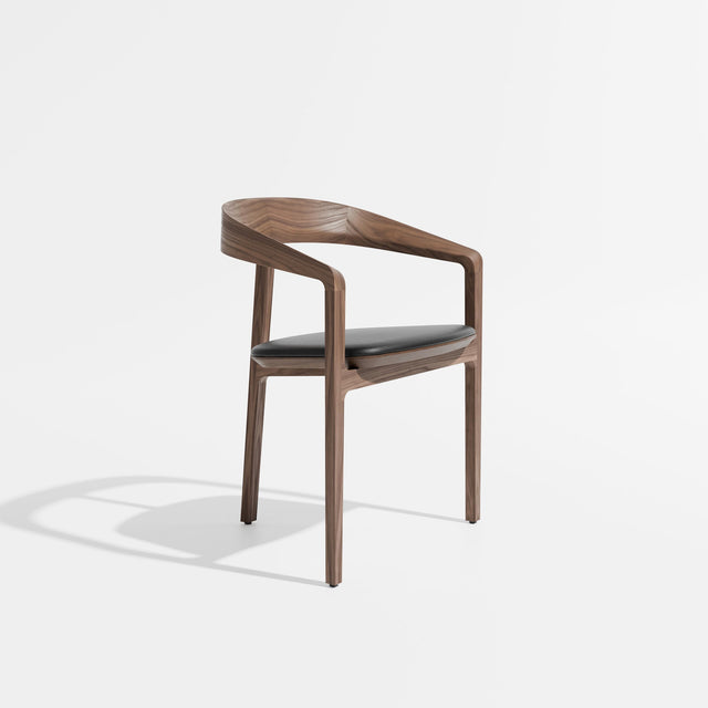 Bow Chair | Upholstered | Tom Fereday | Design By Them ** Imperia Aniline Leather Black
