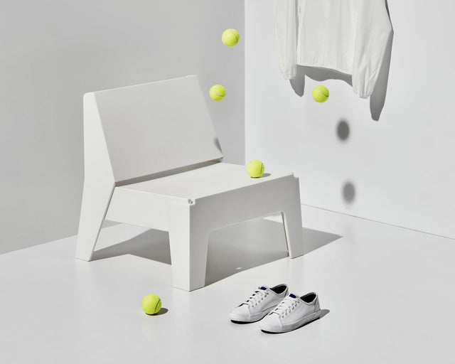 White Butter Seat | 80% Recycled Plastic Indoor Outdoor Furniture | Nicholas Karlovasitis & Sarah Gibson | DesignByThem
