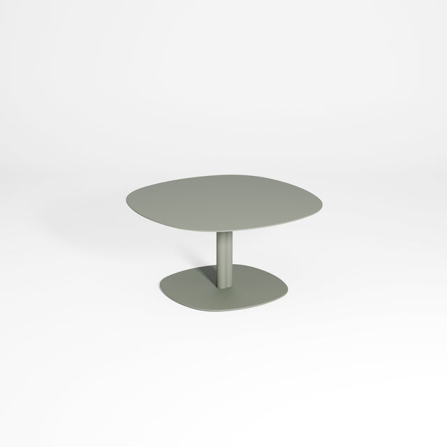 Twill Pedestal Coffee Table (Low) by Gibson Karlo | Pale Eucalypt Coffee Table | DesignByThem