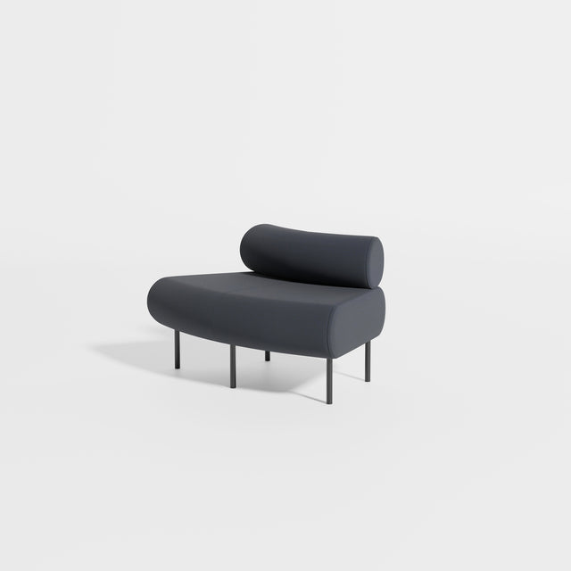 Cabin Seat Modular Curve 45 Outer | Upholstered | Gibson Karlo | Design By Them ** Kvadrat Autumn 0791