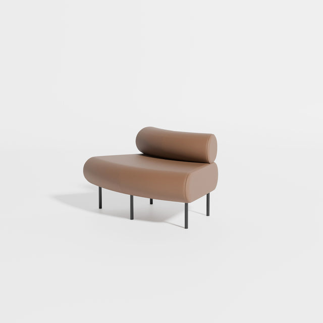 Cabin Seat Modular Curve 45 Outer | Upholstered | Gibson Karlo | Design By Them ** Knoll Prairie 027