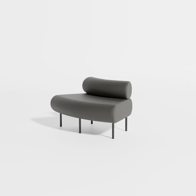 Cabin Seat Modular Curve 45 Outer | Upholstered | Gibson Karlo | Design By Them ** Knoll Prairie 034