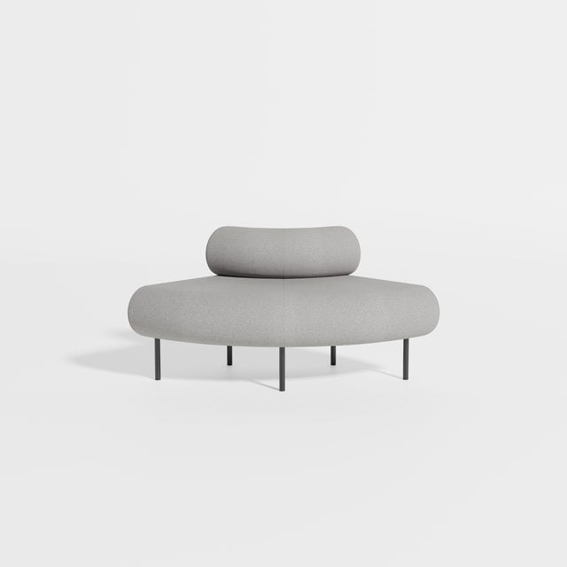 Cabin Seat Modular Curve 90 Outer | Upholstered | Gibson Karlo | Design By Them ** Kvadrat Autumn 0131