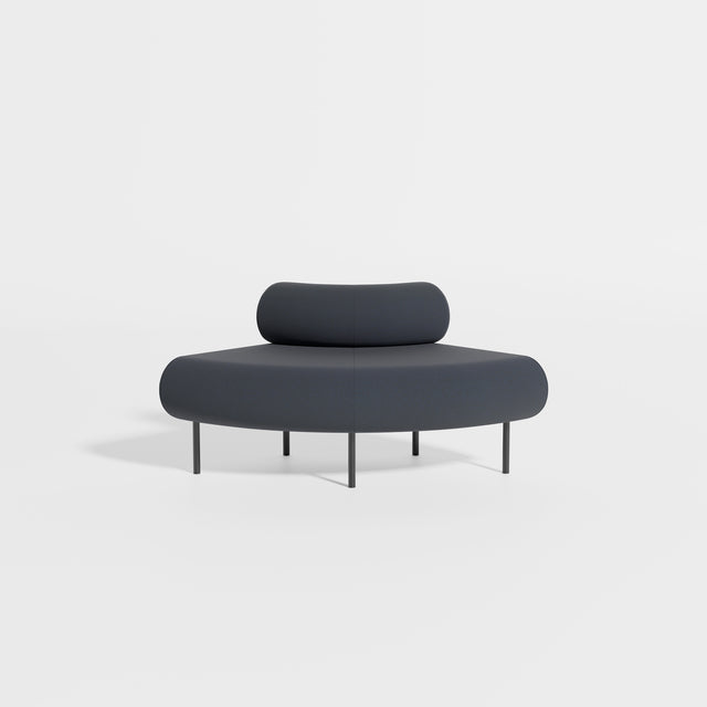 Cabin Seat Modular Curve 90 Outer | Upholstered | Gibson Karlo | Design By Them ** Kvadrat Autumn 0791