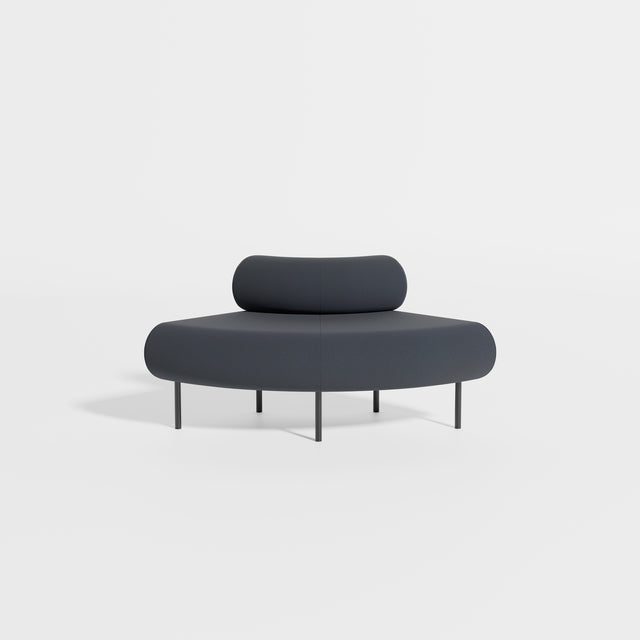 Cabin Seat Modular Curve 90 Outer | Upholstered | Gibson Karlo | Design By Them ** Kvadrat Autumn 0791