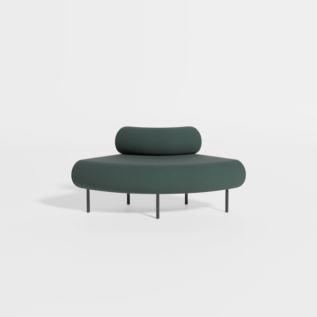 Cabin Seat Modular Curve 90 Outer | Upholstered | Gibson Karlo | Design By Them ** Kvadrat Autumn 0971