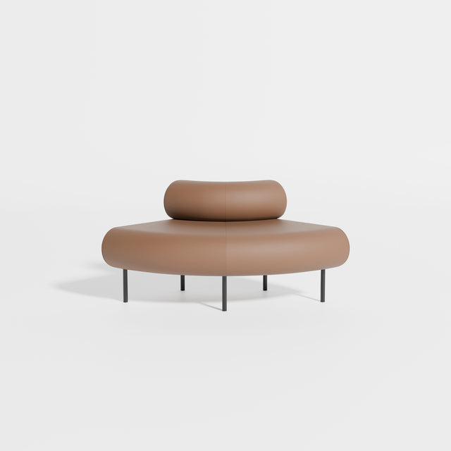 Cabin Seat Modular Curve 90 Outer | Upholstered | Gibson Karlo | Design By Them ** Knoll Prairie 027