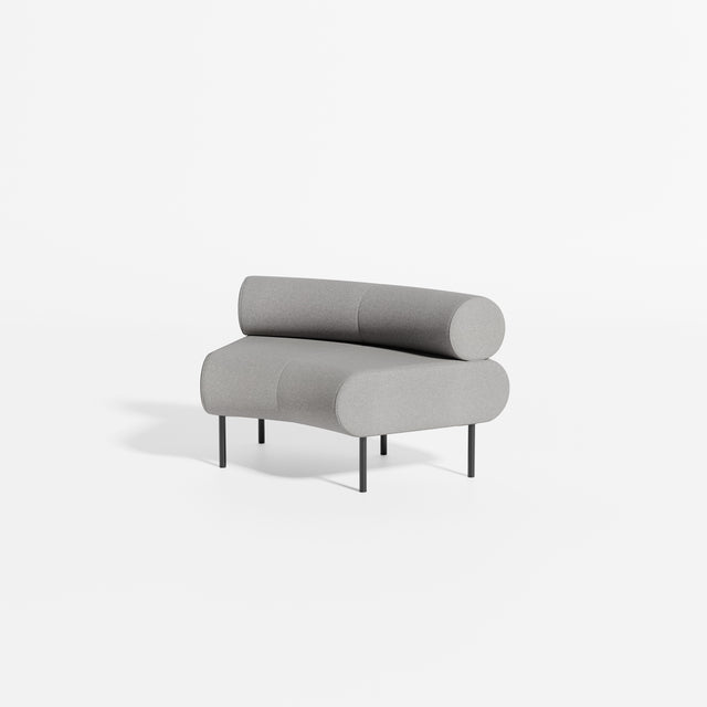 Cabin Seat Modular Curve 45 | Upholstery | Gibson Karlo | Design By Them ** Kvadrat Autumn 0131