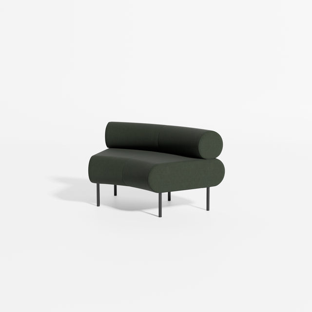 Cabin Seat Modular Curve 45 | Upholstered Lounge | Designed by Gibson Karlo | Design By Them ** Kvadrat Canvas 0996