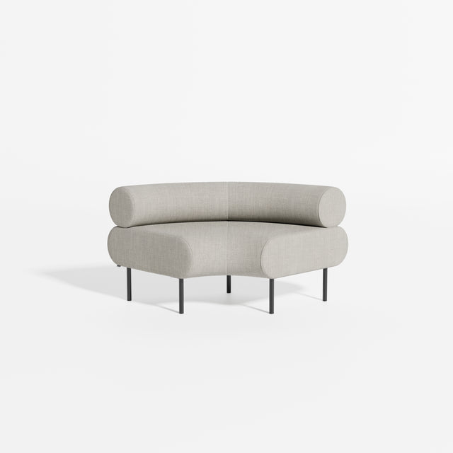 Cabin Seat Modular Curve 90 | Upholstered Lounge | Designed by Gibson Karlo | Design By Them ** Kvadrat Canvas 0124