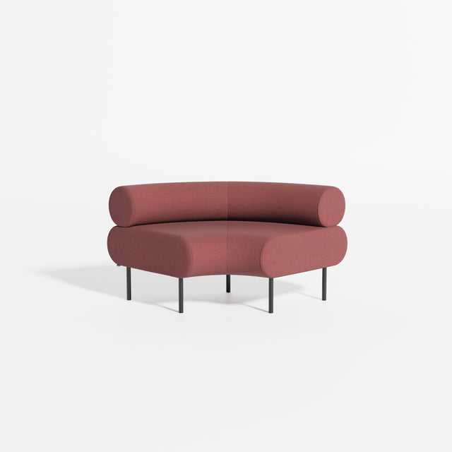 Cabin Seat Modular Curve 90 | Upholstered Lounge | Designed by Gibson Karlo | Design By Them ** Kvadrat Canvas 0654