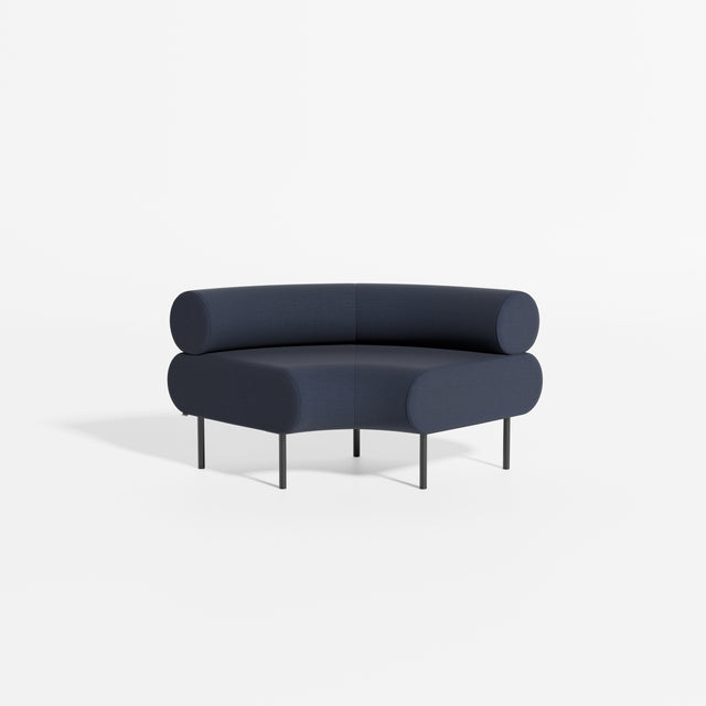 Cabin Seat Modular Curve 90 | Upholstered Lounge | Designed by Gibson Karlo | Design By Them ** Kvadrat Canvas 0794