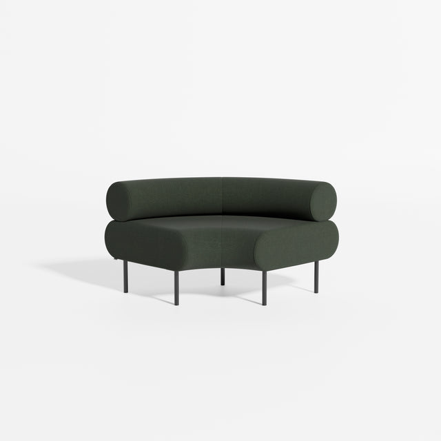 Cabin Seat Modular Curve 90 | Upholstered Lounge | Designed by Gibson Karlo | Design By Them ** Kvadrat Canvas 0996