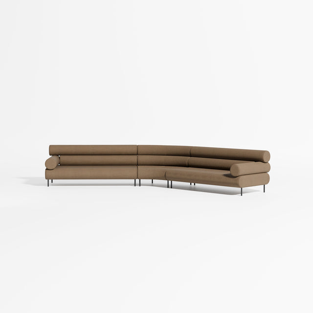 Cabin Soft Modular Lounge - 6 Seater Angle | Upholstery | Gibson Karlo | DesignByThem ** Kvadrat Coda 2 0242