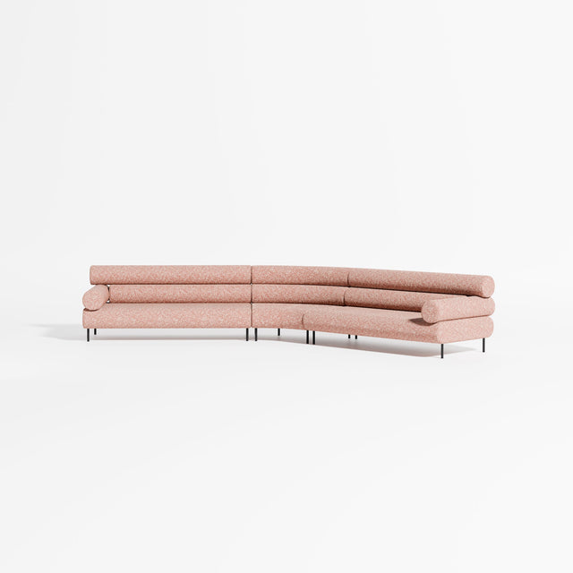 Cabin Soft Modular Lounge - 6 Seater Angle | Upholstery | Gibson Karlo | DesignByThem ** Kvadrat Zero 0008