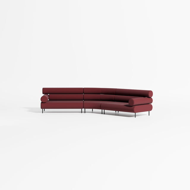Cabin Soft Modular Lounge - 5 Seater Angle | Upholstery | Gibson Karlo | Design By Them ** Maharam Merit 039