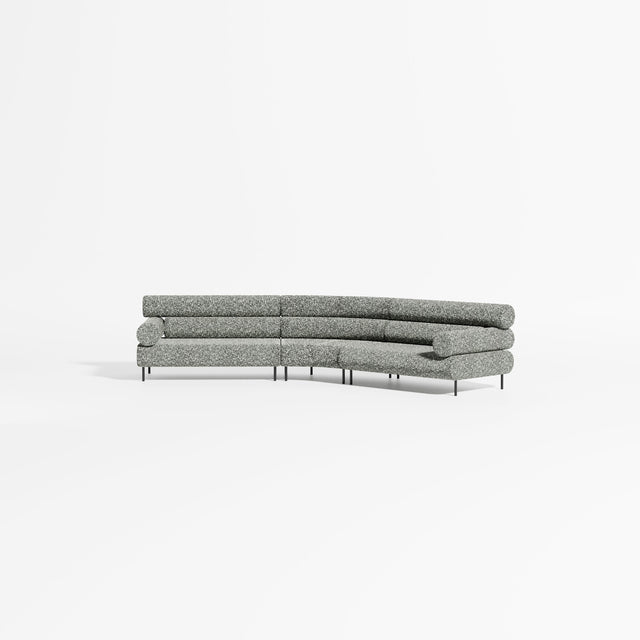 Cabin Soft Modular Lounge - 5 Seater Angle | Upholstery | Gibson Karlo | Design By Them ** Kvadrat Zero 0004