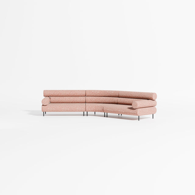 Cabin Soft Modular Lounge - 5 Seater Angle | Upholstery | Gibson Karlo | Design By Them ** Kvadrat Zero 0008