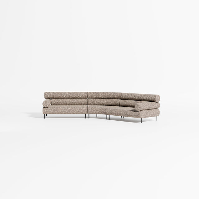 Cabin Soft Modular Lounge - 5 Seater Angle | Upholstery | Gibson Karlo | Design By Them ** Kvadrat Zero 0009