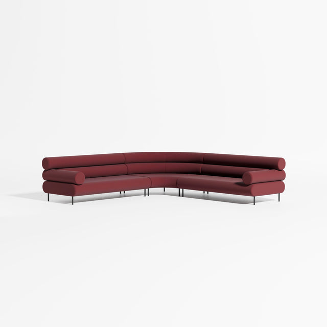 Cabin Soft Modular Lounge - 6 Seater Corner | Upholstery | Gibson Karlo | DesignByThem ** Maharam Merit 039