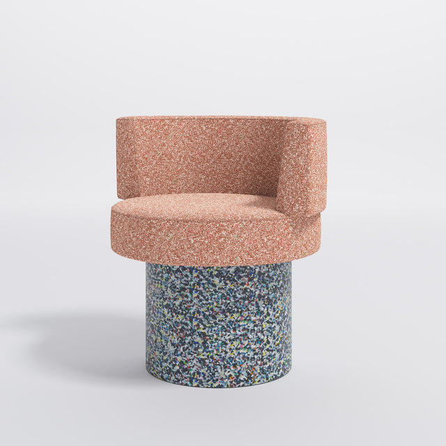 Confetti Tub Chair | Recycled Plastic Base | Gibson Karlo | Design By Them ** Kvadrat Zero 0008