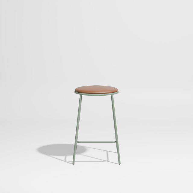 Piper Counter Stool | Gibson Karlo | Stainless Steel | Design By Them ** Pale Eucalypt / Knoll Prairie - 027 (Outdoor Suitable)