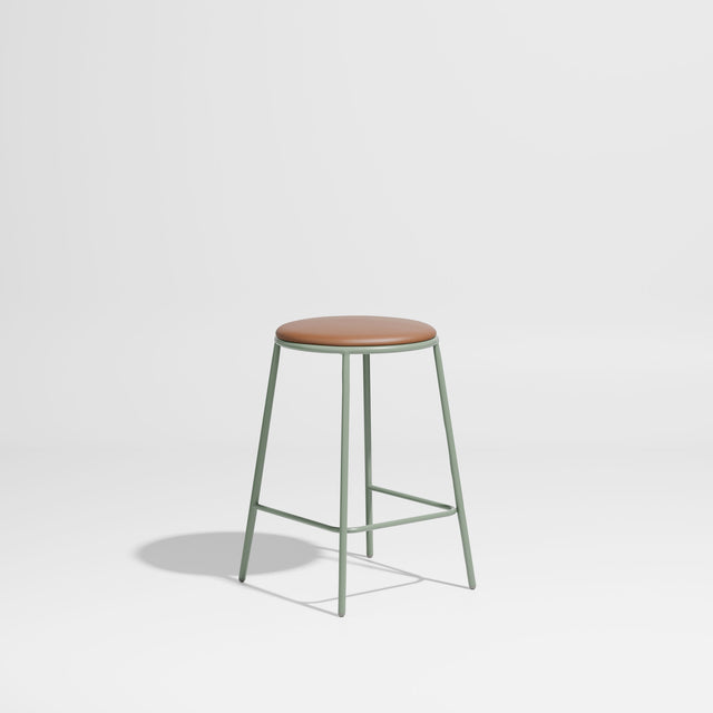Piper Counter Stool | Gibson Karlo | Stainless Steel | Design By Them ** Pale Eucalypt / Knoll Prairie - 027 (Outdoor Suitable)