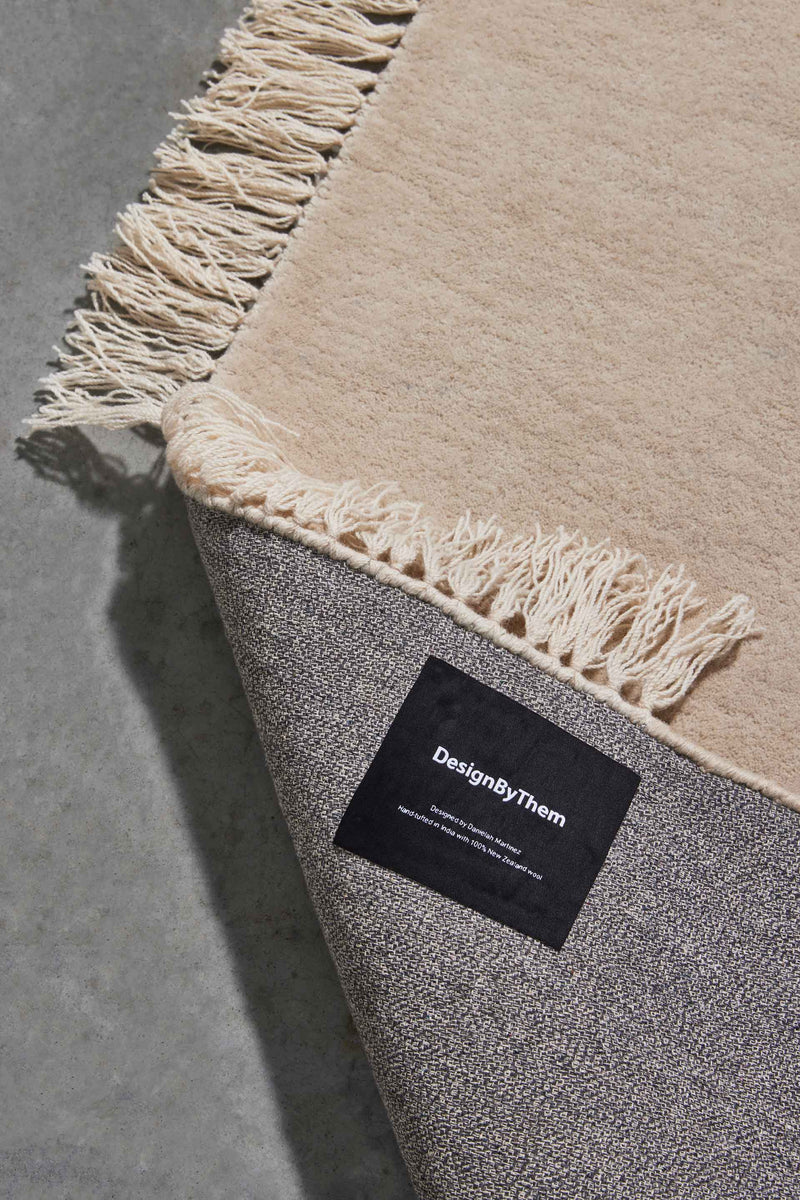 Overlay Rugs | Rectangle Neutral | Fringed Geometric Rug | Danielah Martinez | DesignByThem | Gallery