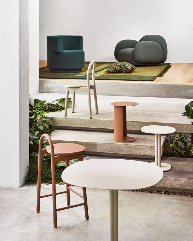 Twill Pedestal Side Table by Gibson Karlo | Side Table | DesignByThem | Gallery