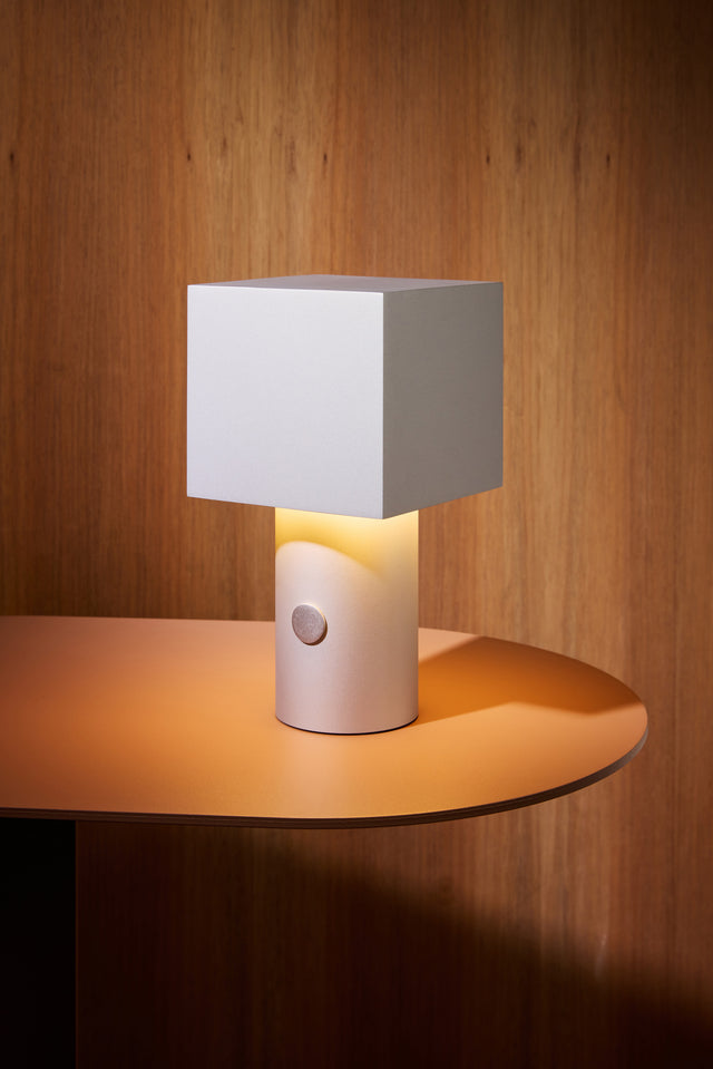 Parcel Portable Lamp | Table Lamps | Designed by Daniel Emma | Design By Them | Matte Silver
