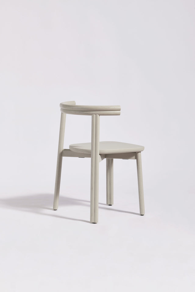 Grey Ash Twill Chair | Stacking Timber Dining Seat | Gibson Karlo | Design By Them