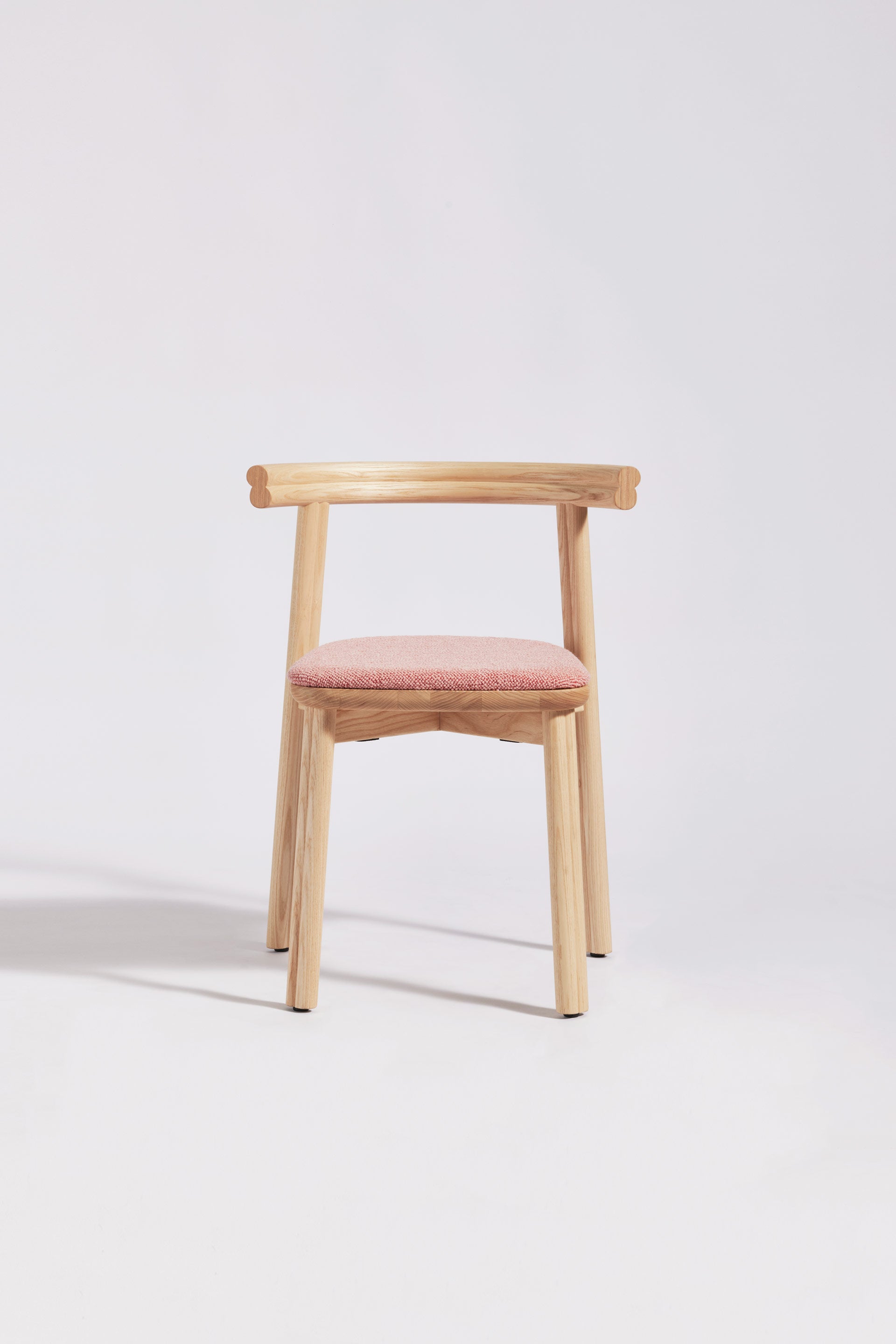 Twill Chair Upholstered Seat | Ash Timber Dining Chair | GibsonKarlo | DesignByThem ** HF6 Maharam Hearth 002 Sherbet