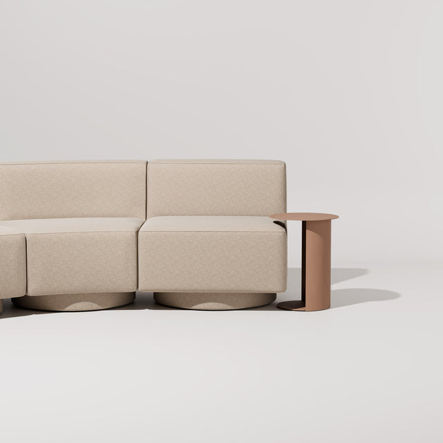 Pillar Side Table Round | Cantilever Metal Side Table | Gibson Karlo | Design By Them