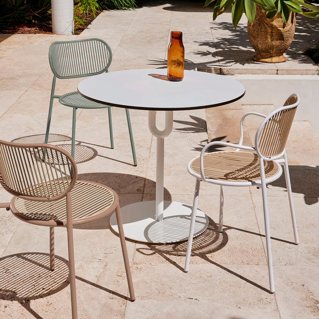 Bobby Counter Stool & Piper Pedestal Table | Daniel Tucker & Gibson Karlo | Design By Them