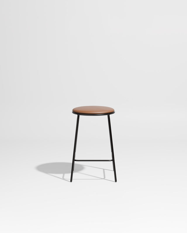 Piper Counter Stool | Gibson Karlo | Stainless Steel | Design By Them ** Black / Knoll Prairie - 027 (Outdoor Suitable)