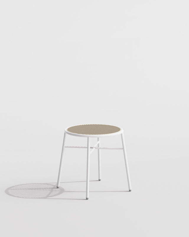 Piper Low Stool | Stackable Outdoor | Designed by GibsonKarlo | DesignByThem