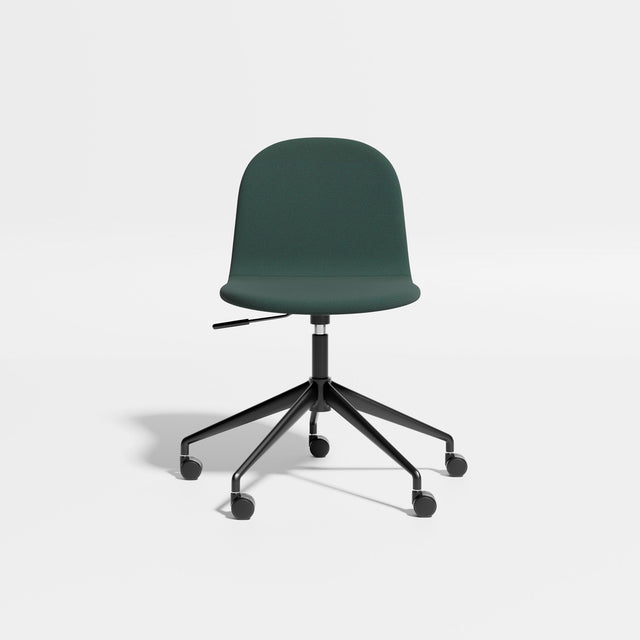 Potato Chair - Swivel Gaslift with Castors | Chairs | Designed by Gibson Karlo | Design By Them ** Black Base/Kvadrat Autumn 0971