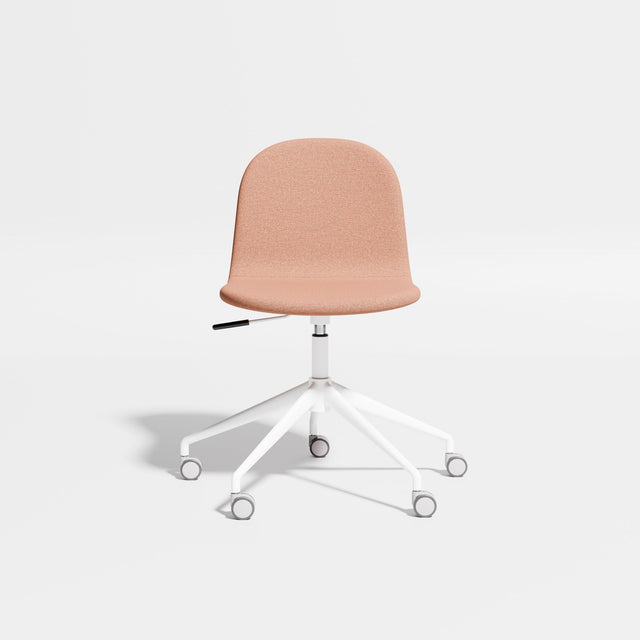 Potato Chair - Swivel Gaslift with Castors | Chairs | Designed by Gibson Karlo | Design By Them ** White Base/Kvadrat Autumn 0551