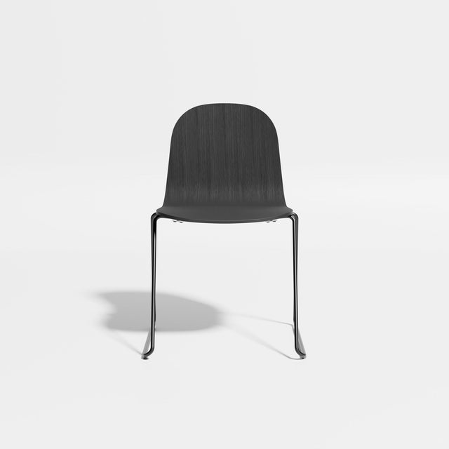 Potato Chair - Sled Base | Chairs | Designed by Gibson Karlo | Design By Them ** Black Stained Oak