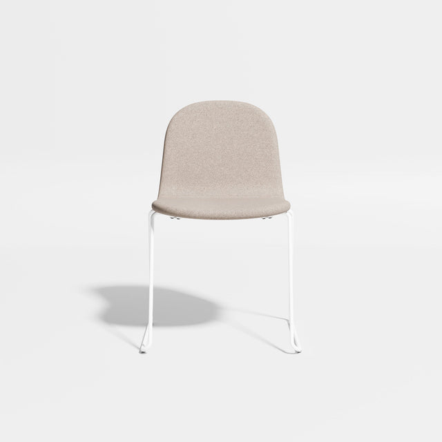 Potato Chair - Sled Base | Chairs | Designed by Gibson Karlo | Design By Them ** White Base/Kvadrat Autumn 0331