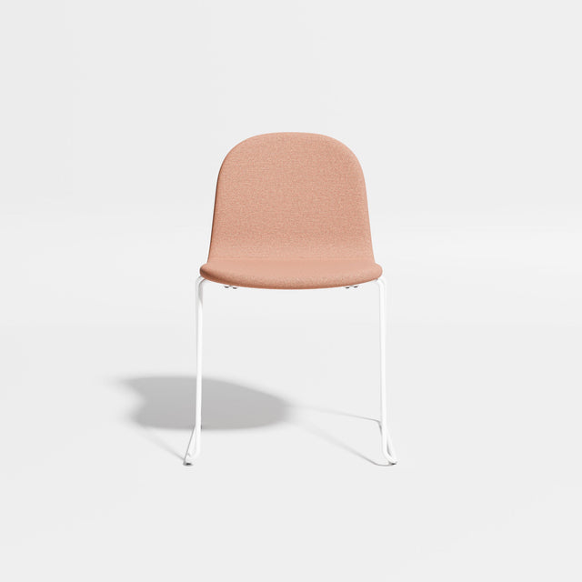 Potato Chair - Sled Base | Chairs | Designed by Gibson Karlo | Design By Them ** White Base/Kvadrat Autumn 0551