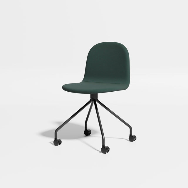 Potato Chair - Swivel with Castors | Chairs | Designed by Gibson Karlo | Design By Them ** Black Base/Kvadrat Autumn 0971
