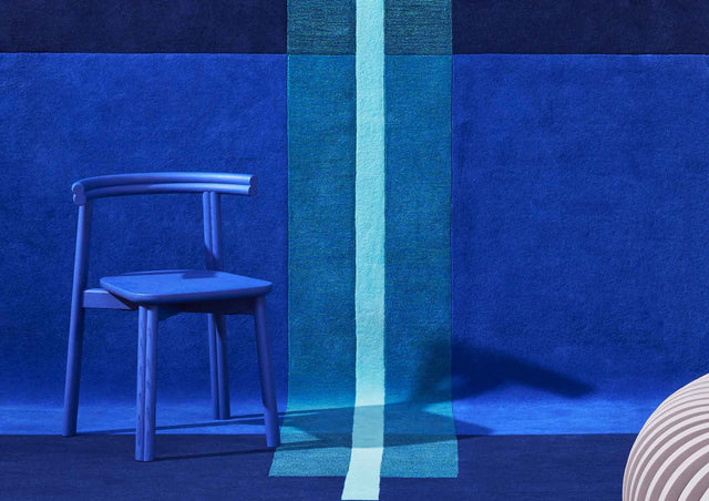 Overlay Rug - Pill Blue - No Fringe - Archive Store