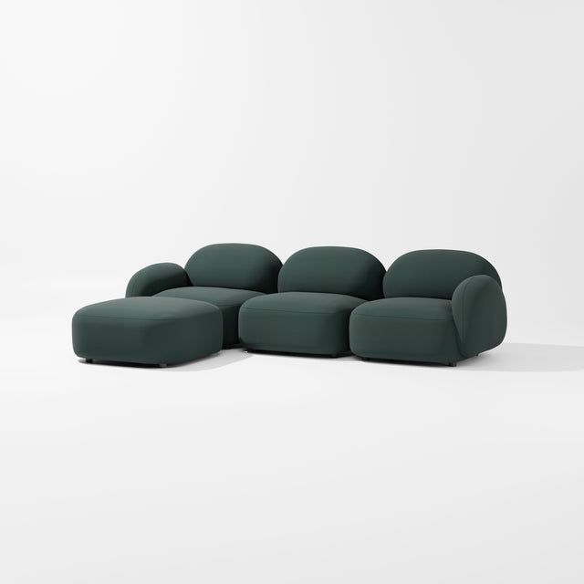 Sundae Modular - 3 Seat + Ottoman | Upholstery | Jason Ju for Design By Them ** Kvadrat Autumn 0971