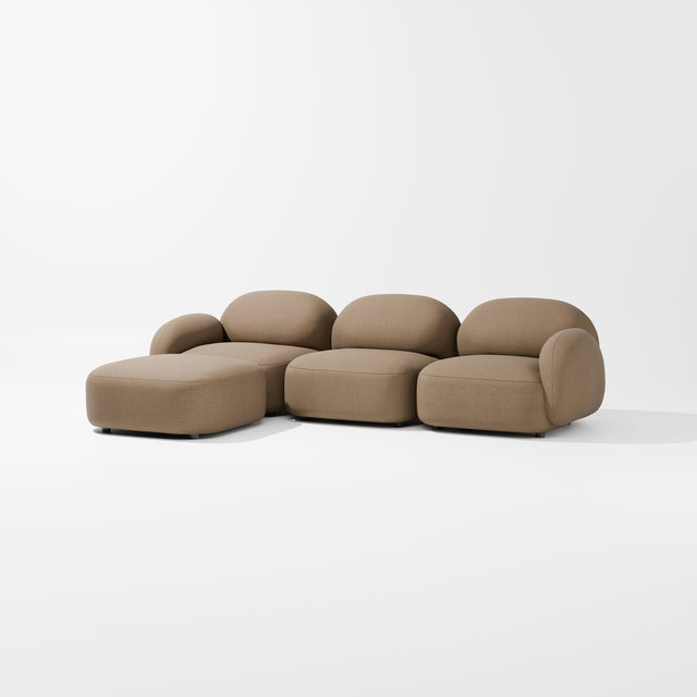 Sundae Modular - 3 Seat + Ottoman | Upholstery | Jason Ju for Design By Them ** Kvadrat Coda 2 0242