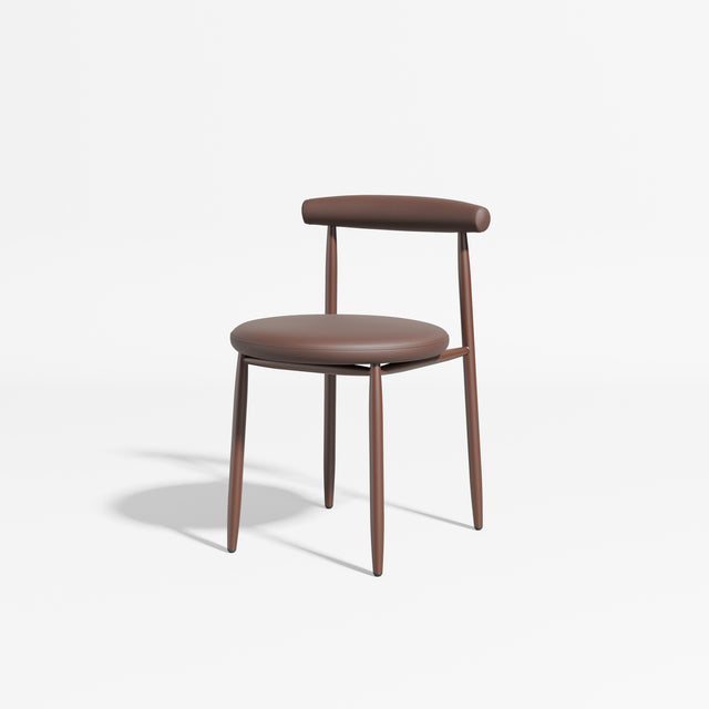Swage Chair Upholstered | Angus Easthope | DesignByThem ** Coffee / Knoll Prairie 032 (Indoor Only)