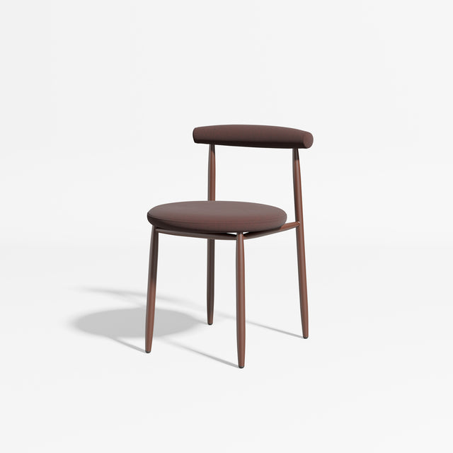 Swage Chair Upholstered | Angus Easthope | DesignByThem ** Coffee / Kvadrat TelaMia 361 (Indoor Only)